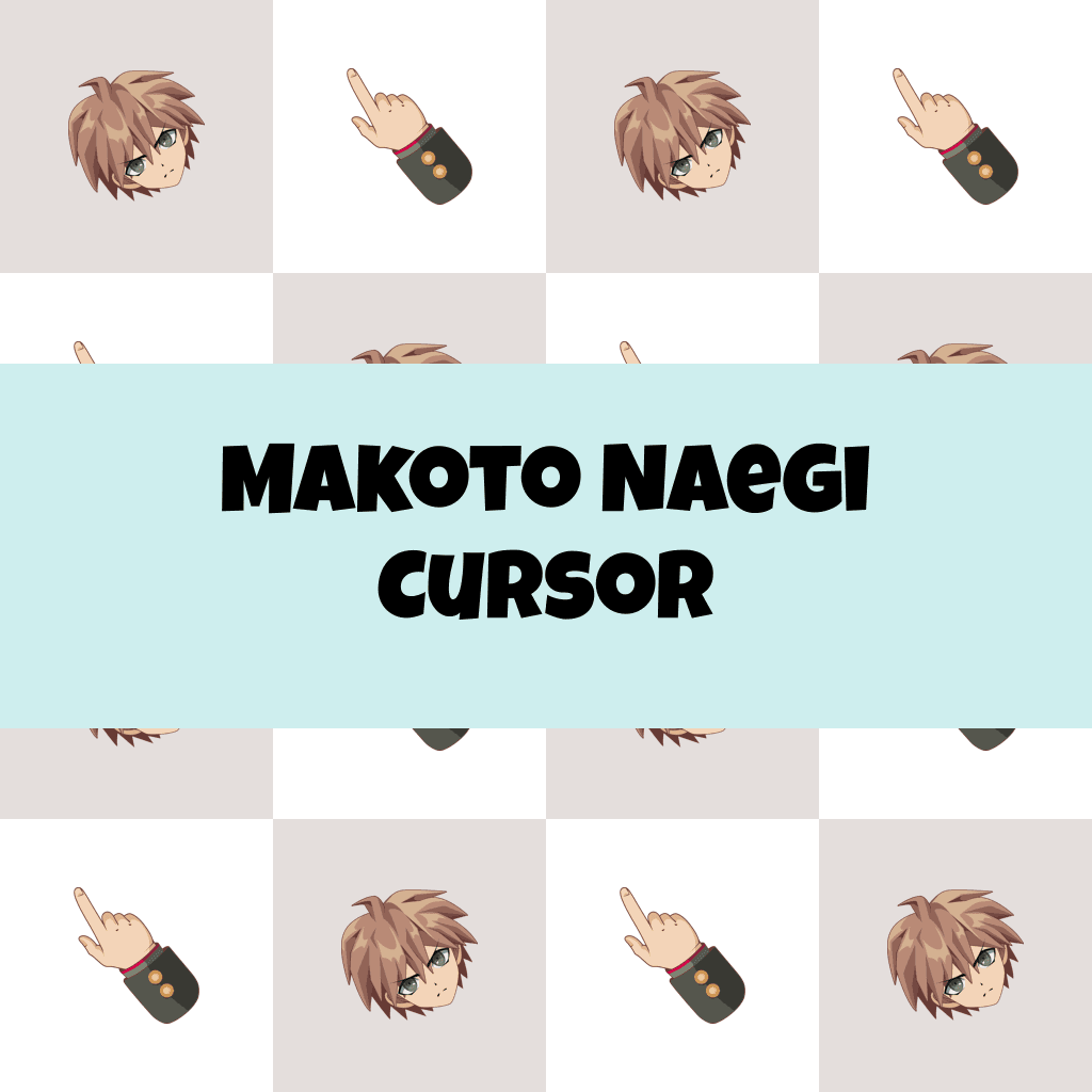 Preview Makoto Naegi cursor custom cursor pack