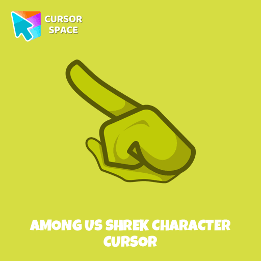 Among Us Shrek Character cursor